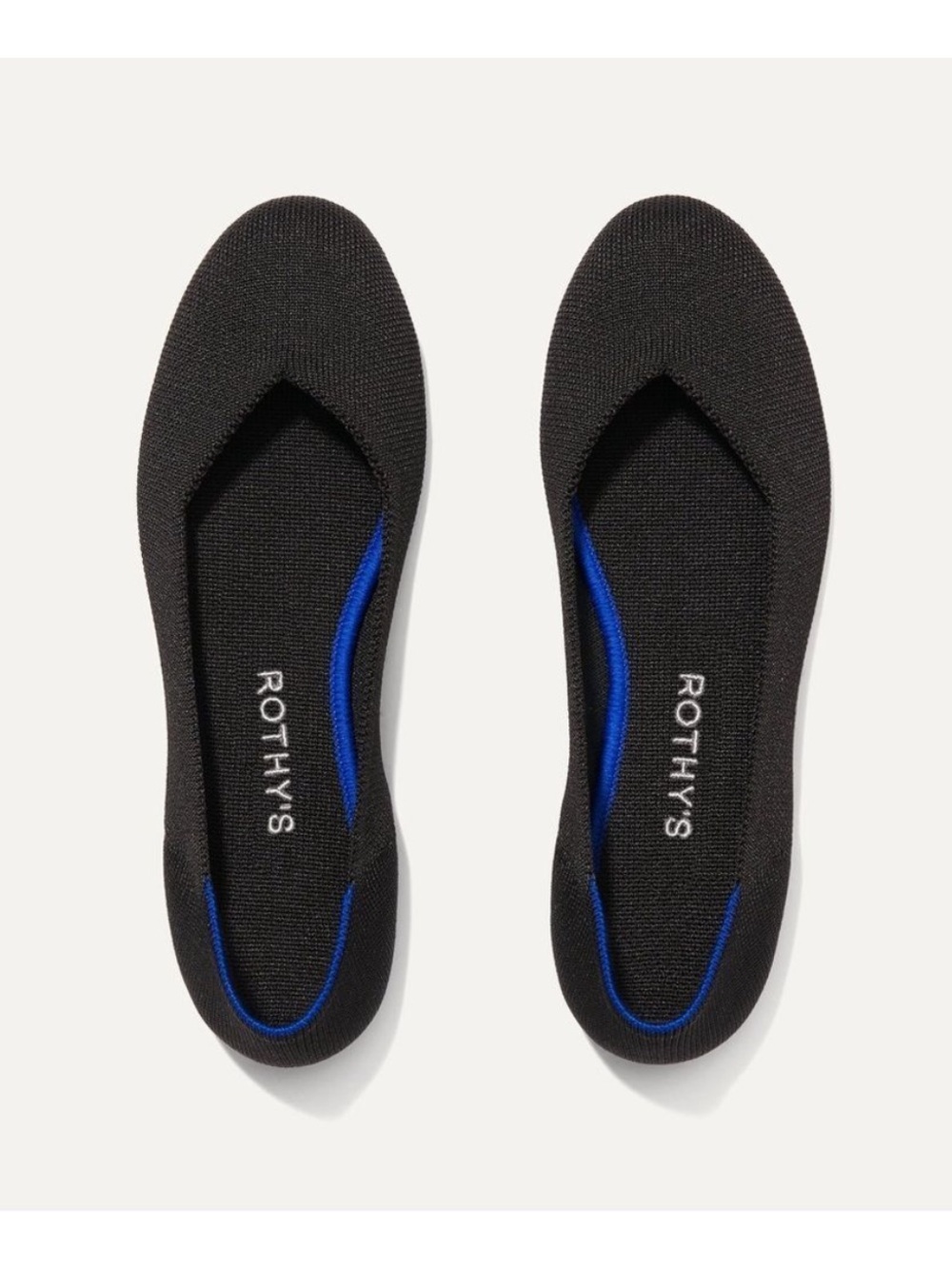 Rothy’s The Flat Shoes in Black, 8